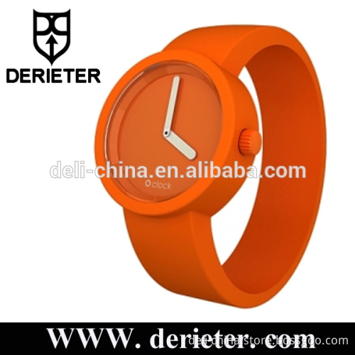 Custom Logo Japan Movement Water Resistant Watch Silicone Straps O Clock